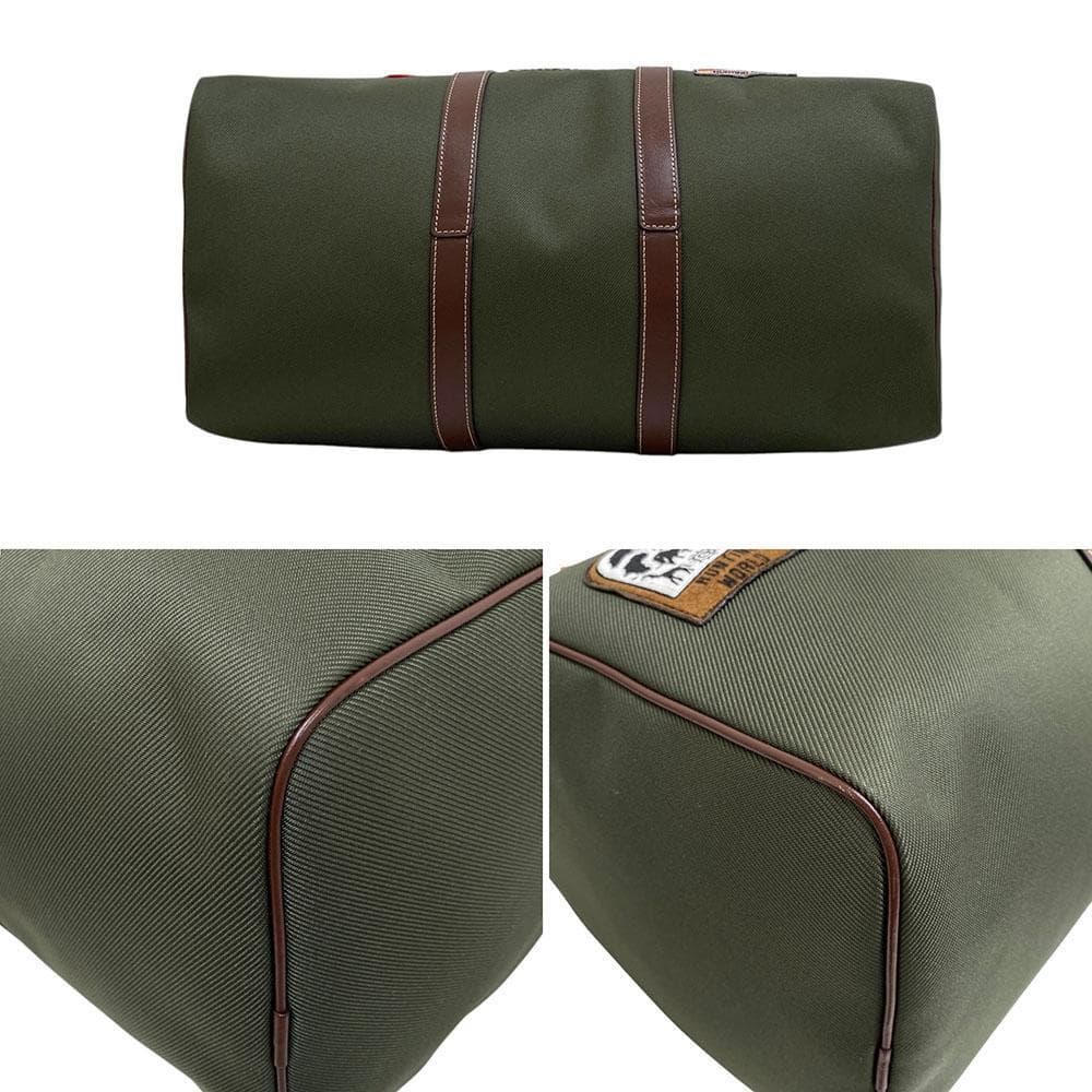 【激レア】極美品 ハンティングワールド 2way ボストンバッグ ワッペン 緑