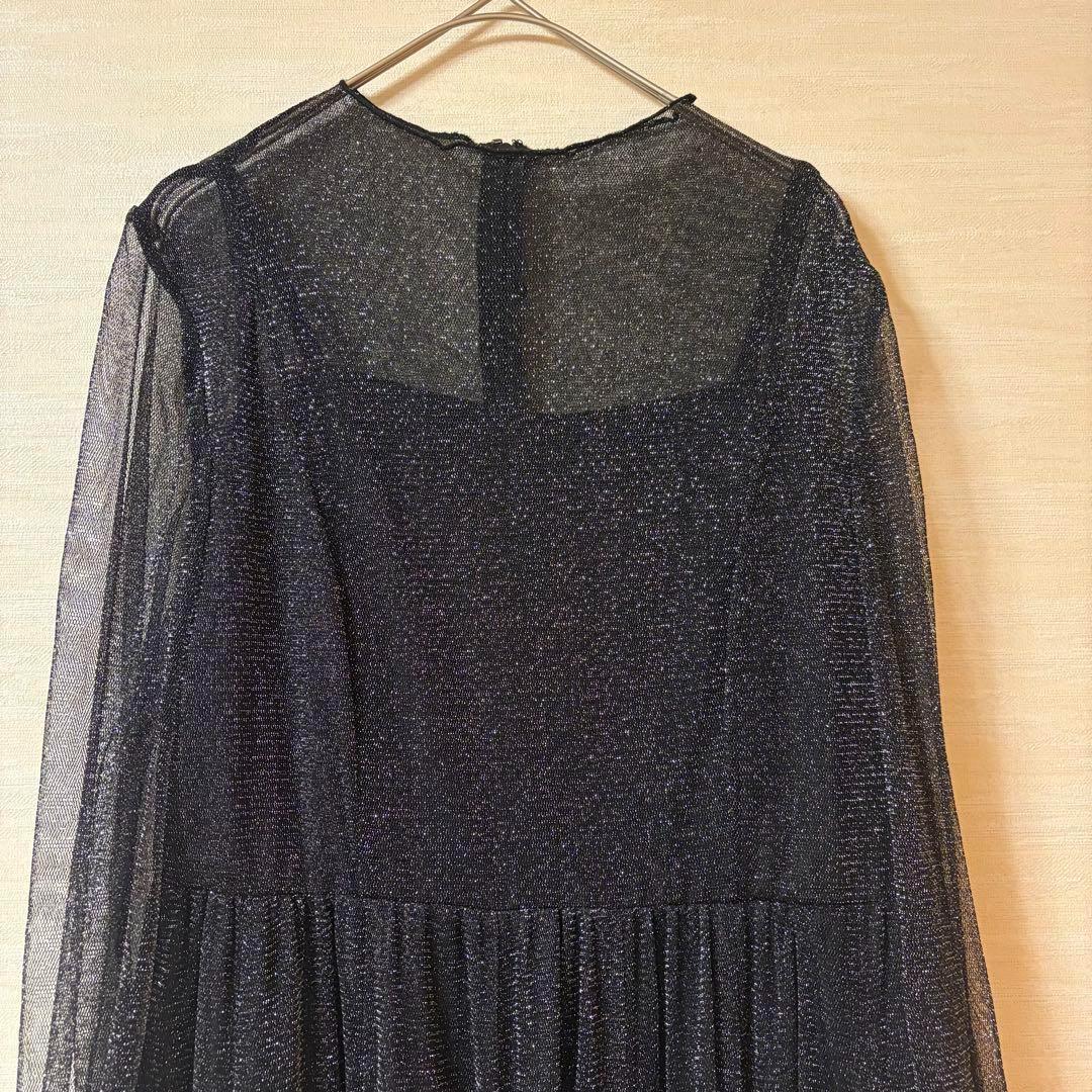 RUIRUE BOUTIQUE ルイルエブティック ラメチュールメロウワンピース