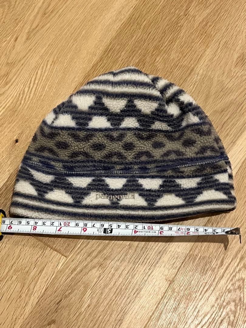 patagonia フリースニット帽 90s USA製パターン柄saltillo