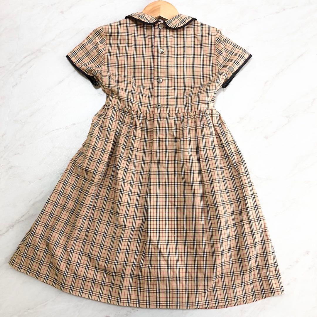 美品✨️BURBERRY ノバチェック フォーマル ワンピース 130cm 子供