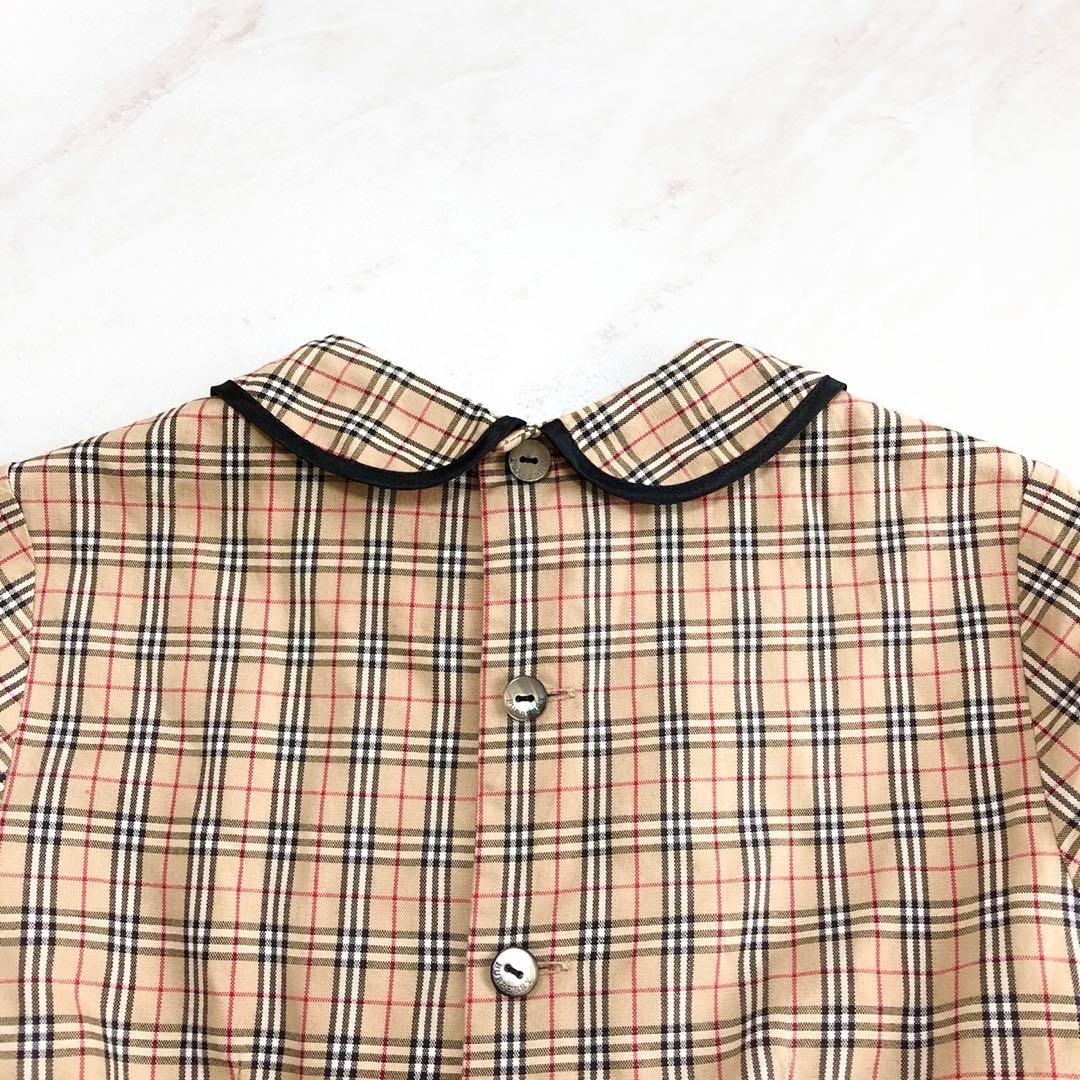 美品✨️BURBERRY ノバチェック フォーマル ワンピース 130cm 子供
