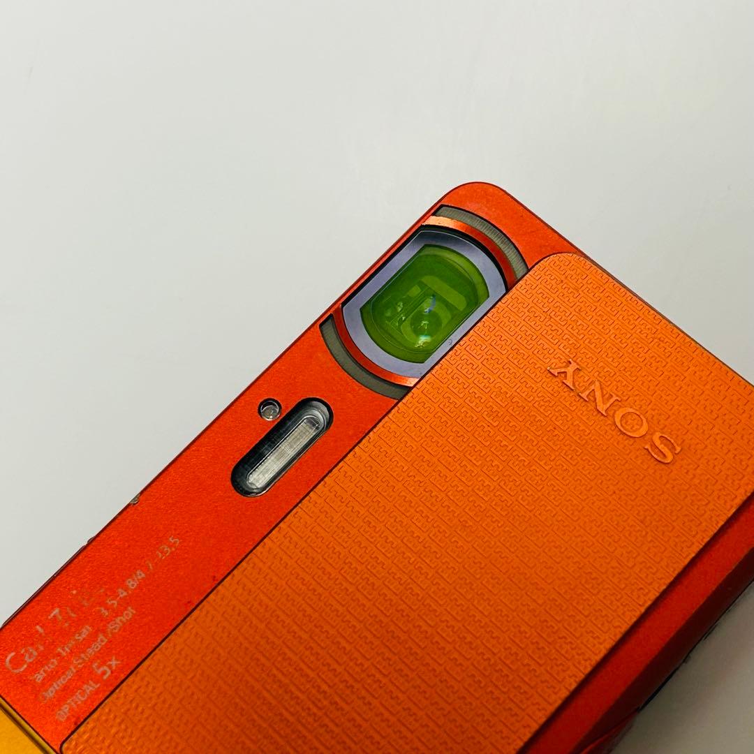 動作◎！SONY デジタルカメラ　サイバーショット　DSC-TX30 オレンジ