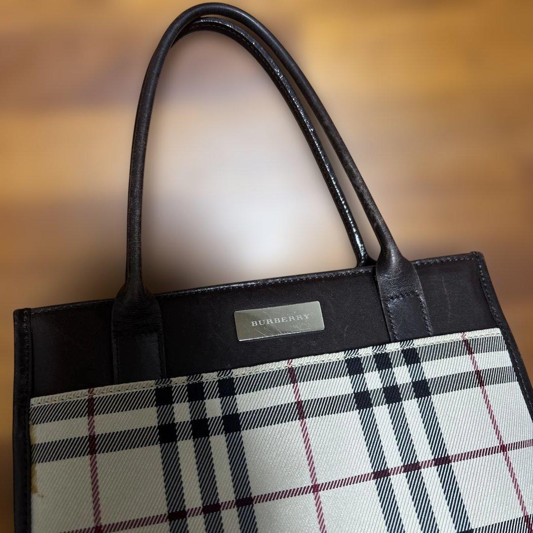 バーバリー ハンドバッグ ノバチェック トートバッグ BURBERRY