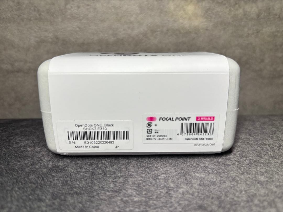 【新品未使用】SHOKZ OPENDOTS ONE BLACK イヤホン