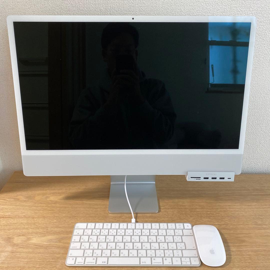 即購入歓迎【2024年6月購入】2023iMac M3チップ24インチおまけあり