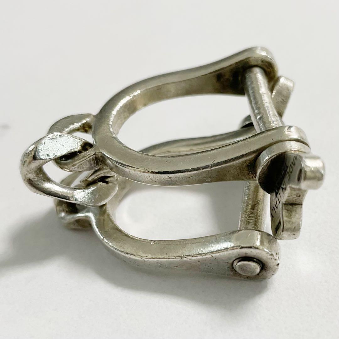 初期　キヘイ　ティファニー　ダブルシャックル　キーホリダー　キーリング　シルバー