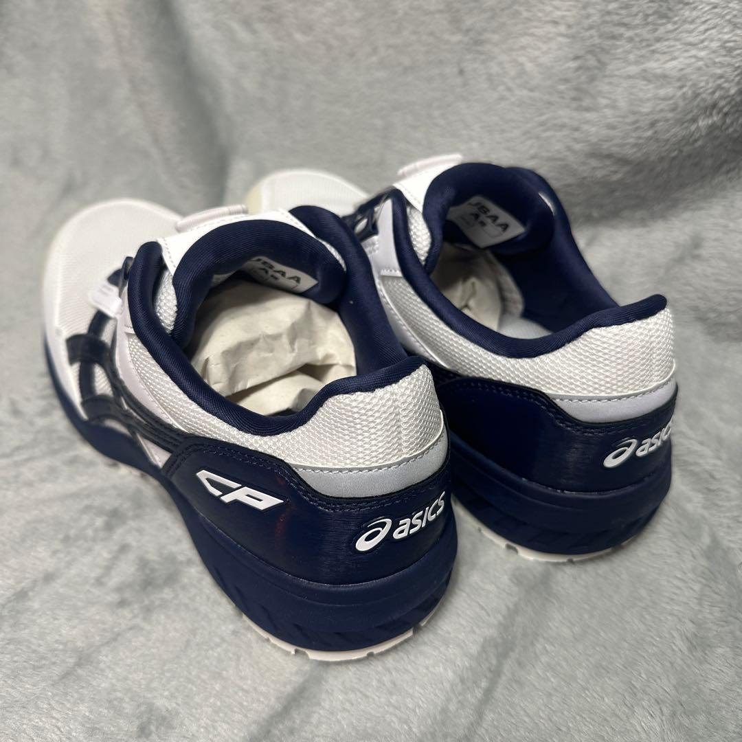 asics CF BOAシステム安全靴 ホワイト/ネイビー