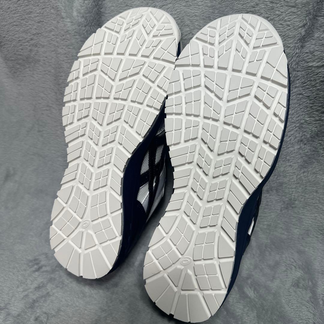 asics CF BOAシステム安全靴 ホワイト/ネイビー