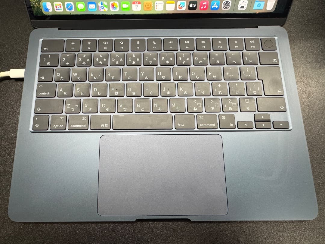 M2 MacBook Air メモリ16GB 256GB バッテリー100%