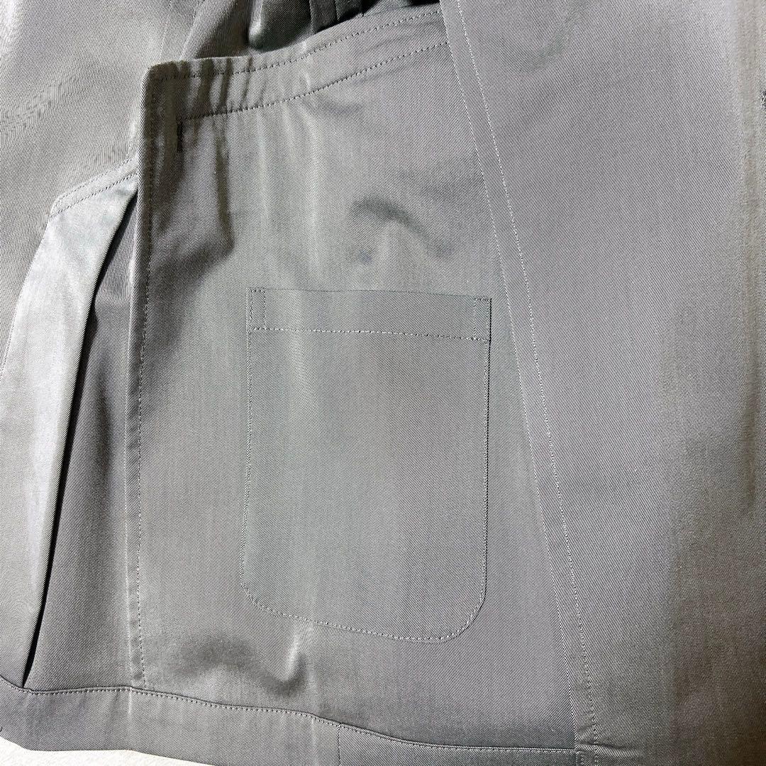 極美品 バーバリーブラックレーベル スーツセットアップ パンツタグ付 グレー M