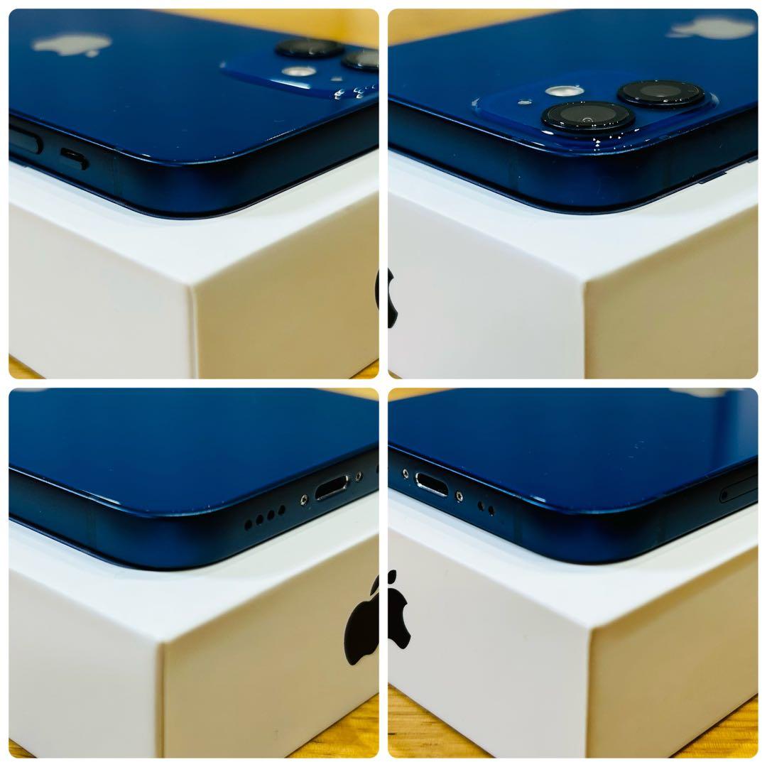 【美品】iPhone 12 mini 本体 128GB SIMフリー ブルー
