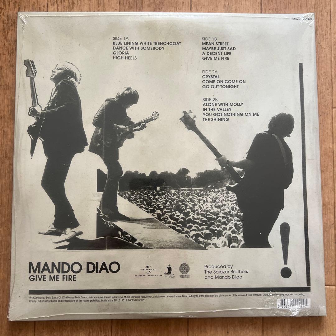 MANDO DIAO GIVE ME FIRE! LP 新品未開封オリジナル盤！