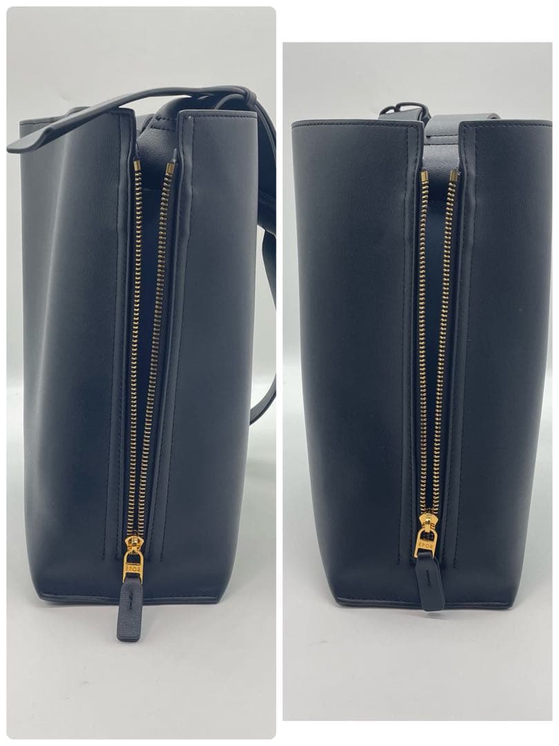 【美品】E'POR Y BAG midium ブラック ショルダーバッグ