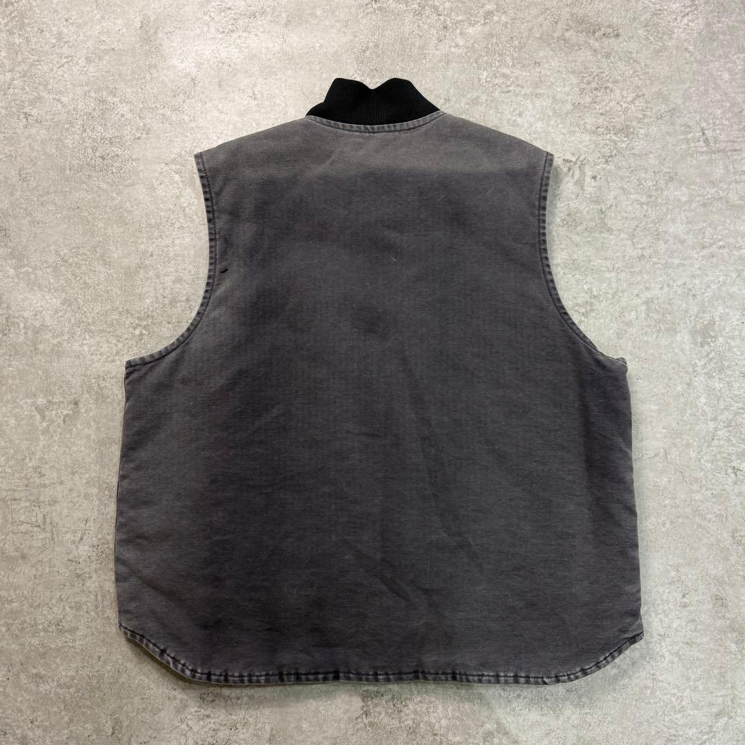 雰囲気◎carhartt カーハート【L】ダックベスト フェード 希少