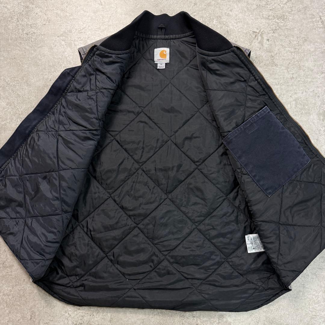 雰囲気◎carhartt カーハート【L】ダックベスト フェード 希少