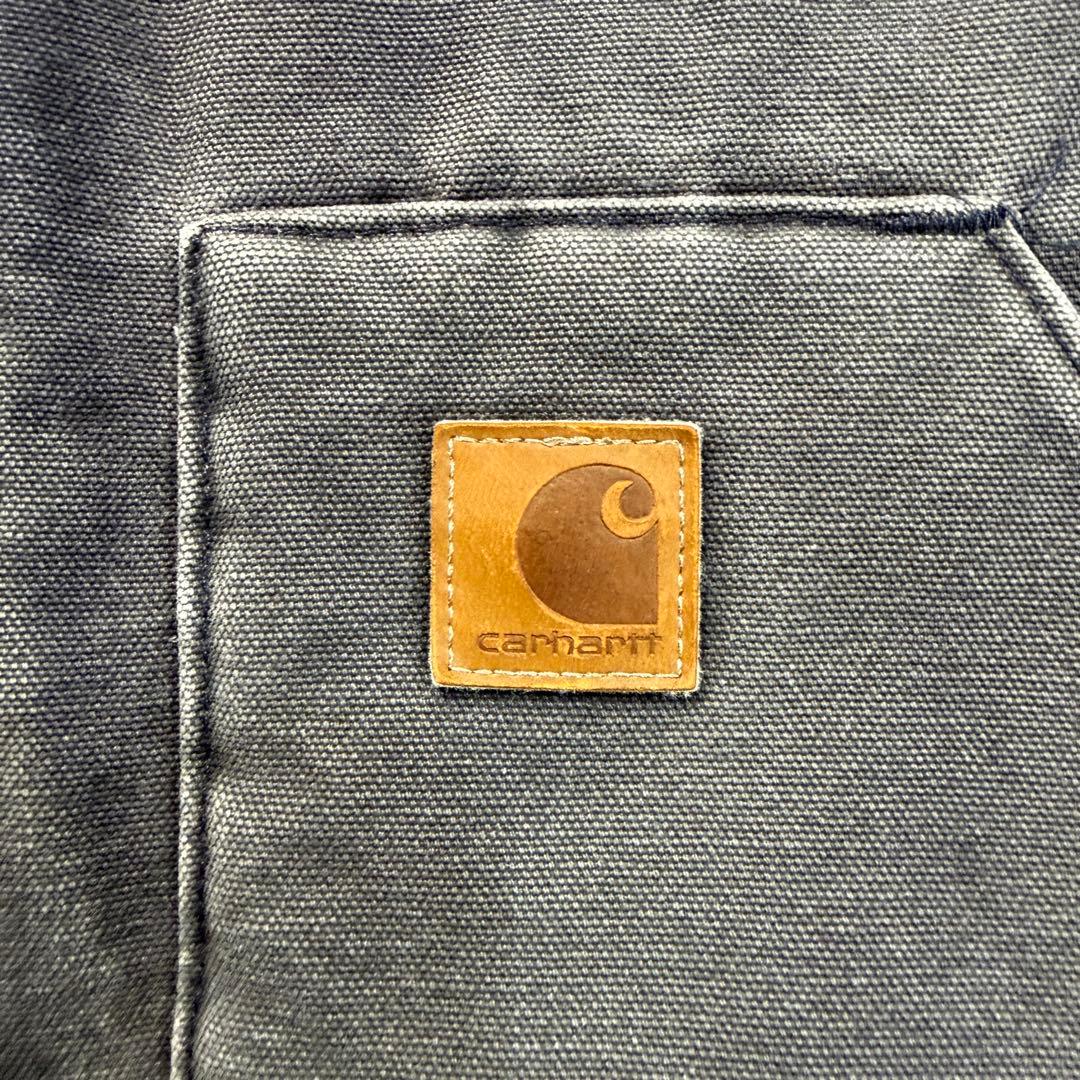 雰囲気◎carhartt カーハート【L】ダックベスト フェード 希少