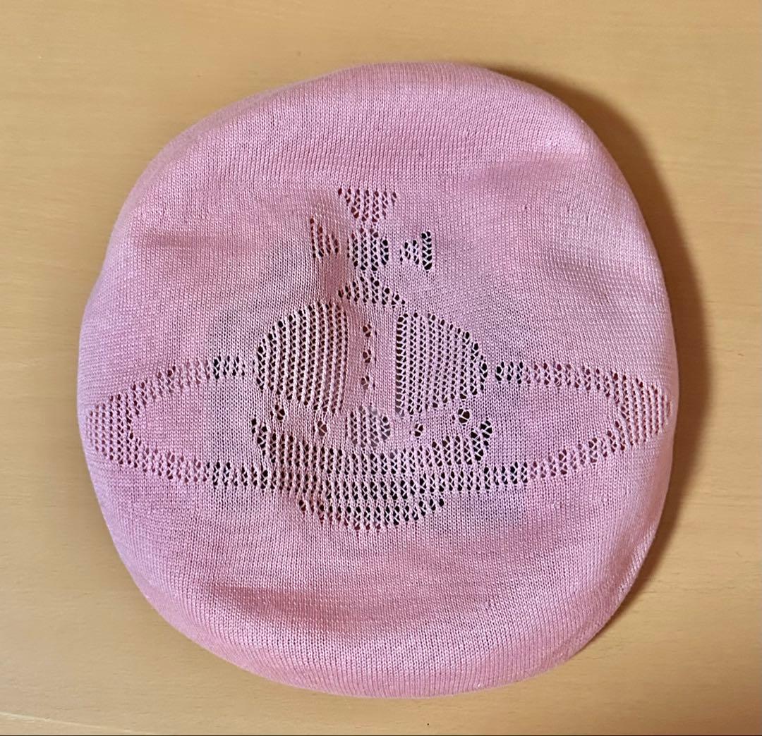 ヴィヴィアンウエストウッド ピンク ベレー帽