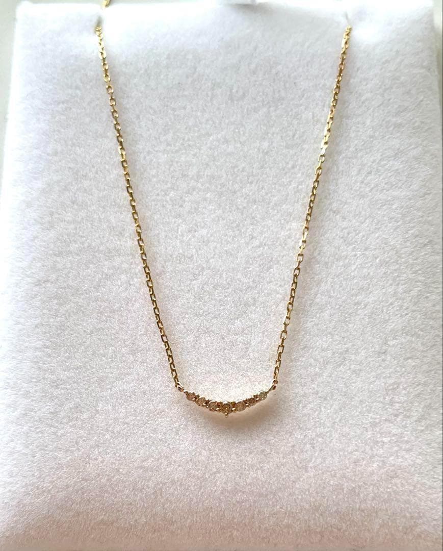 agete ダイヤモンド ネックレス K10 ゴールド アクセサリー アガット