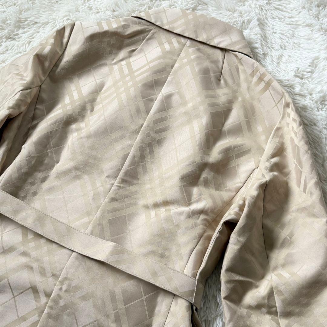 未使用級 バーバリー ロンドン スーツ セットアップ スカート チェック ベルト