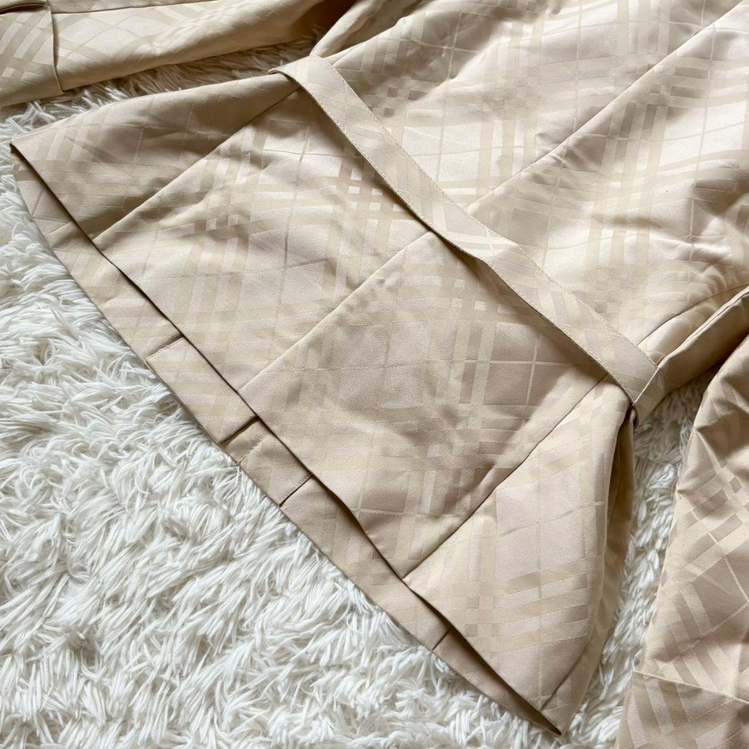 未使用級 バーバリー ロンドン スーツ セットアップ スカート チェック ベルト