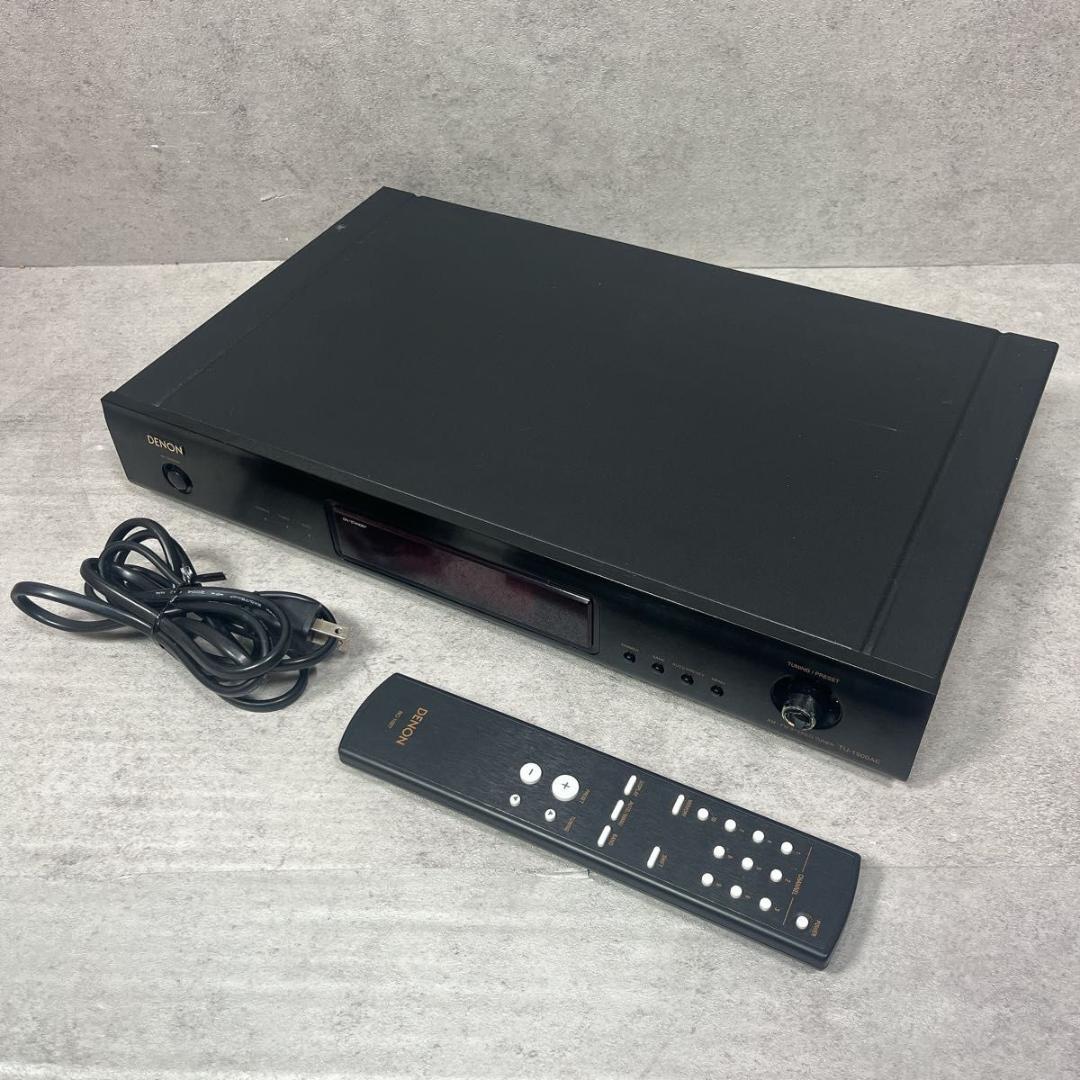 DENON デノン チューナー TU-1500AE ブラック リモコン 動作OK