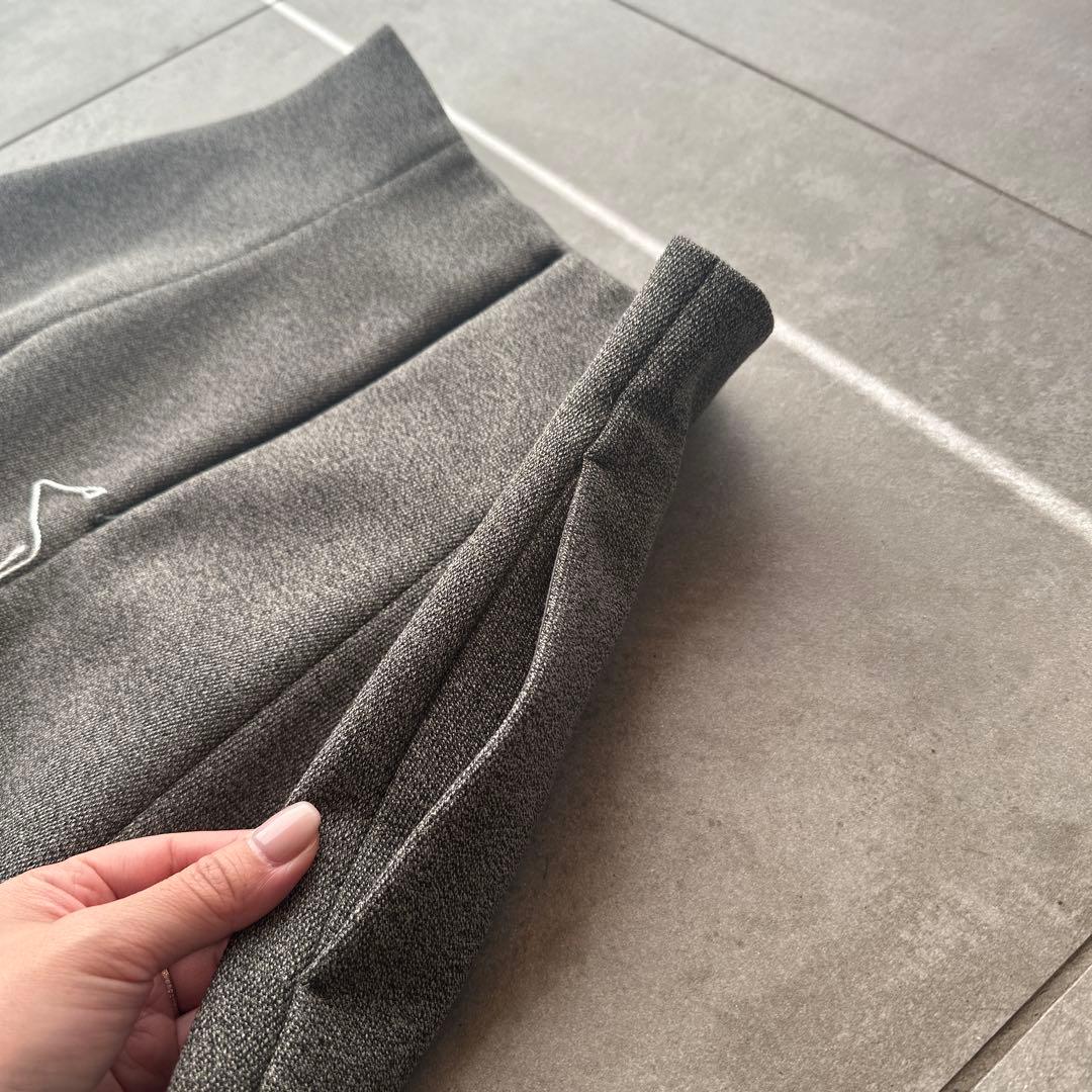 完売品 試着のみ⭐︎タグあり CLANE グレー MIX size1 ミニスカート