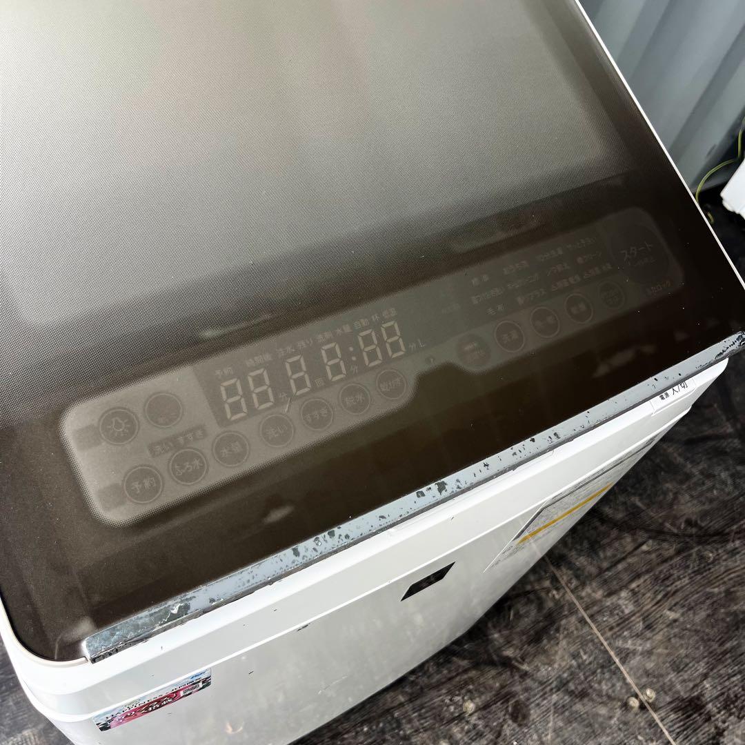 152取付無料！完動品！SHARP熱乾燥搭載スタイリッシュゴールド11kg洗濯機