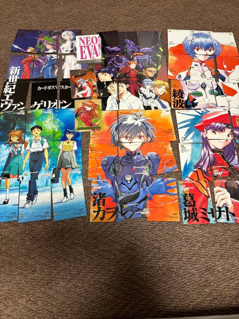 カードダスマスターズ　エヴァンゲリオン　パズルカード+sp2枚