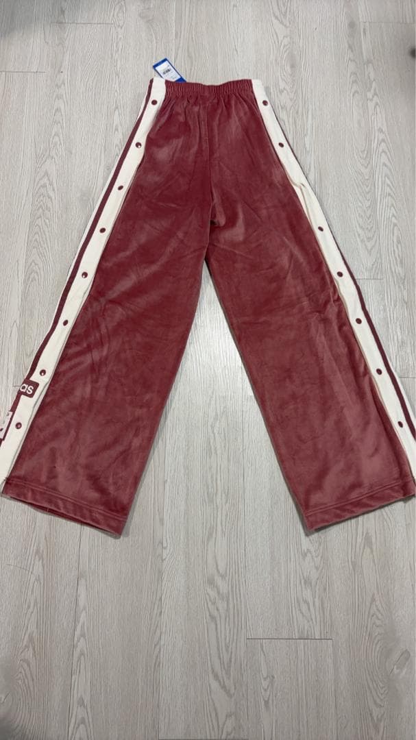 adidas ADIBREAK velour TT 新品タグ付き pink　S