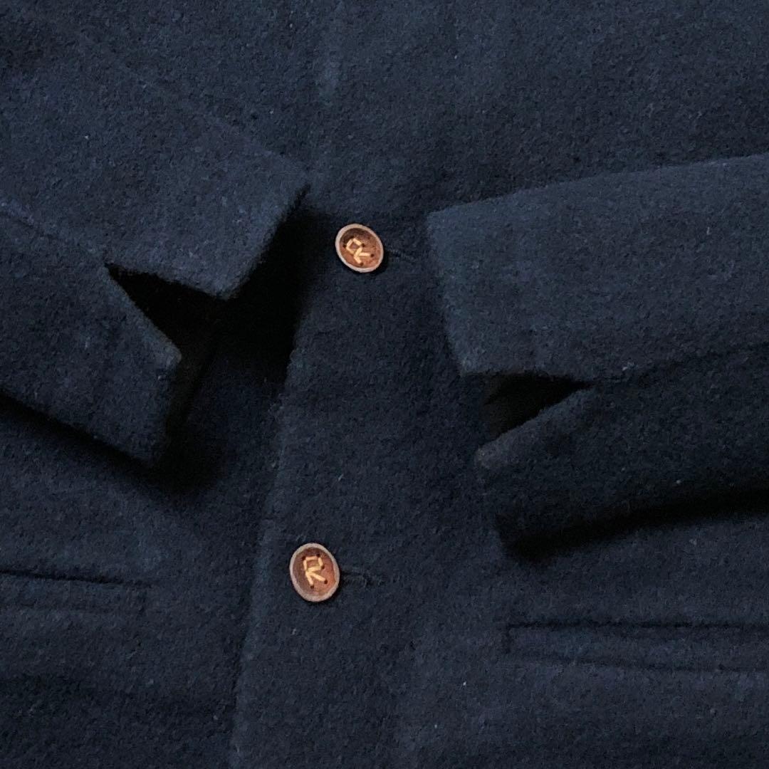45R 45rpm 縮絨ウール ジャケット ウッドボタン