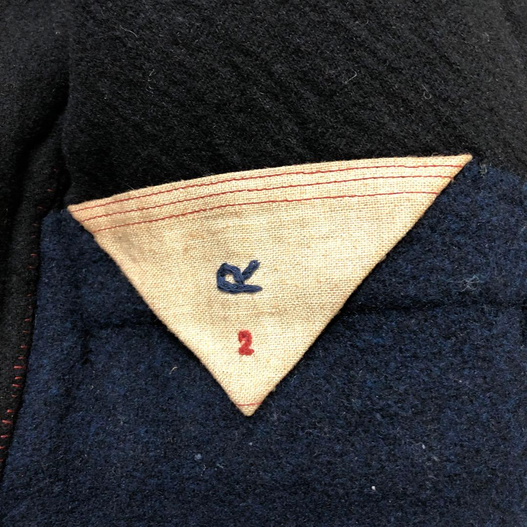 45R 45rpm 縮絨ウール ジャケット ウッドボタン