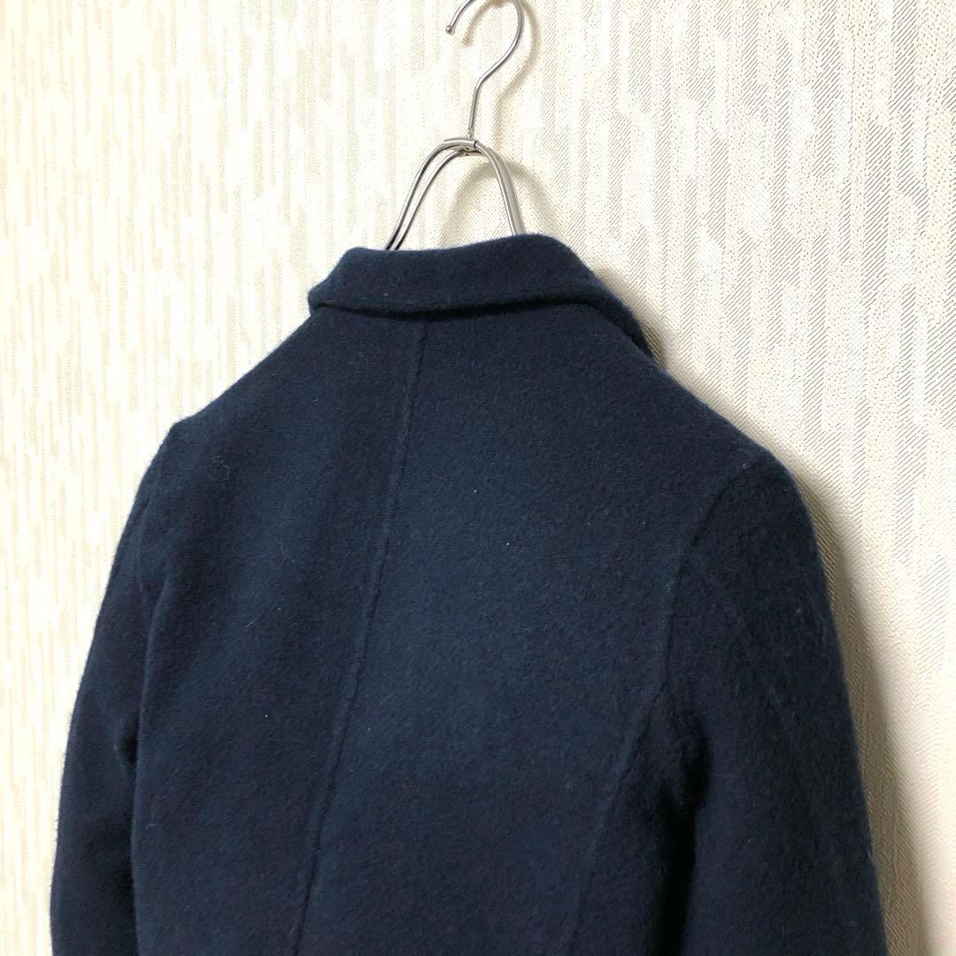 45R 45rpm 縮絨ウール ジャケット ウッドボタン