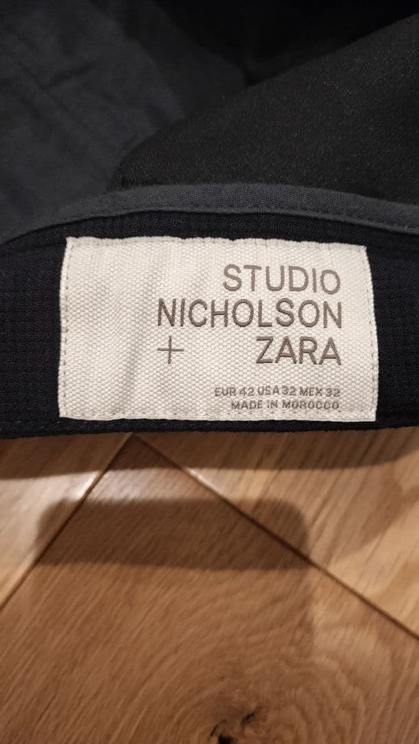 ZARA ✕ STUDIO NICHOLSON スーツカーゴパンツ ネイビー