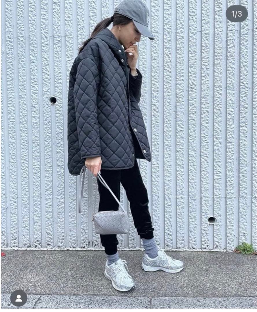 【UNITED ARROWS／THE RERACS】キルティングブルゾン　フード