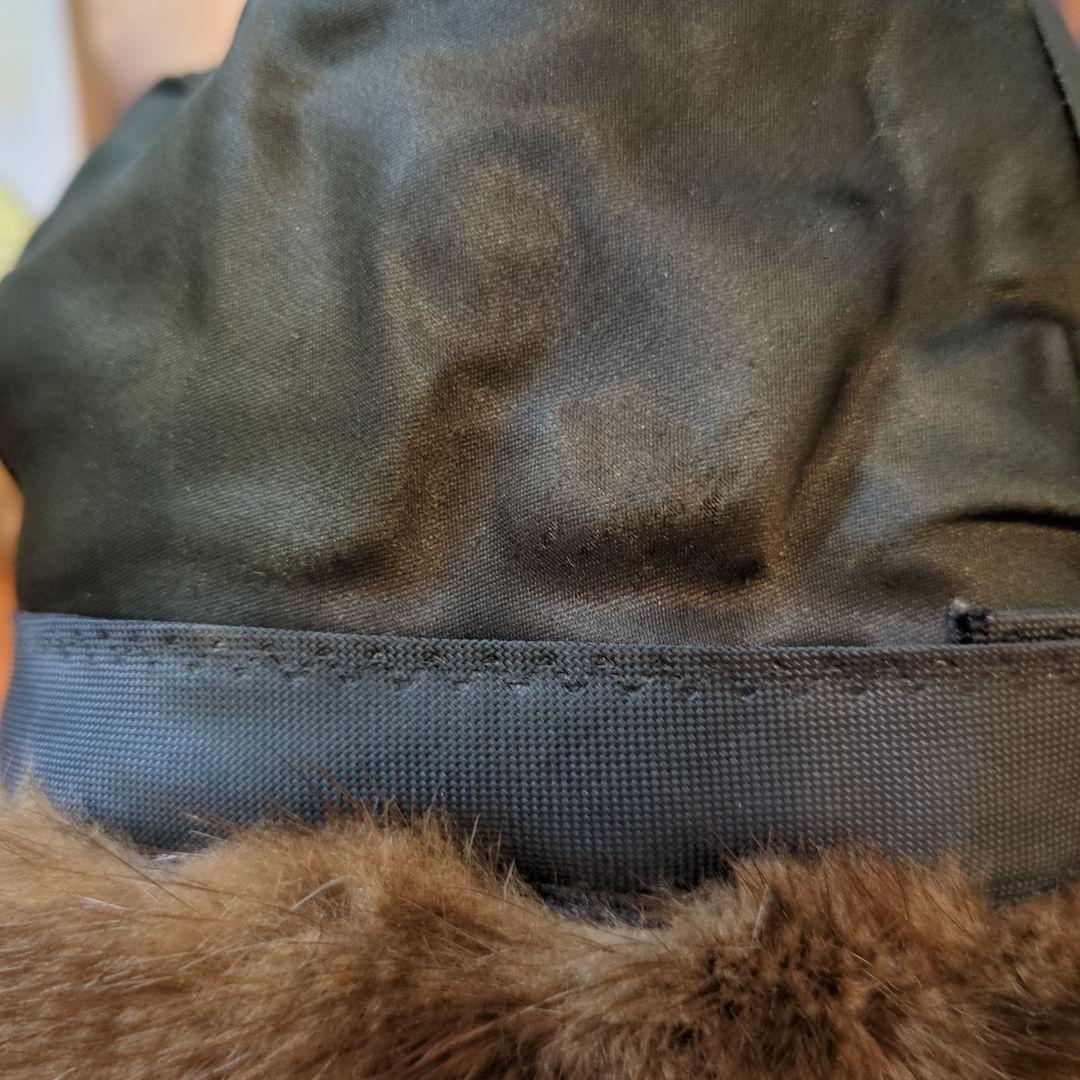 美品！ファー帽子 ミンク 毛皮 ブラウン