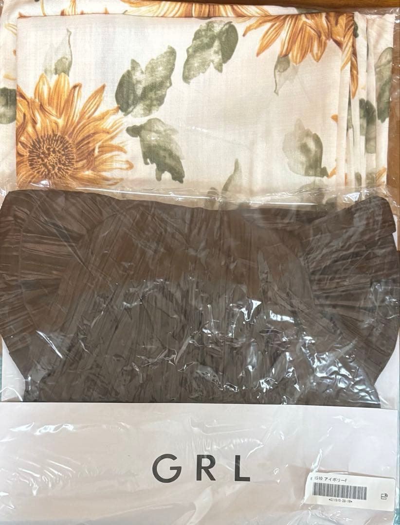 【新品】グレイルGRL 水彩ひまわり浴衣セット[gi1510]