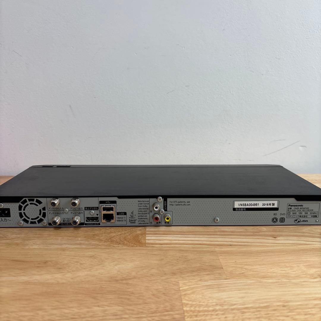 Panasonic DIGA DMR-BRW500 ブルーレイレコーダー