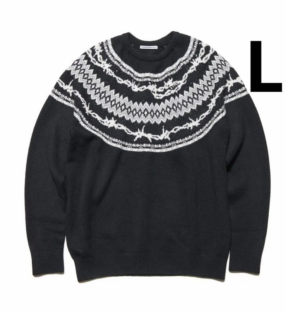 トップス uniform experiment 25AW NORDIC SWEATER