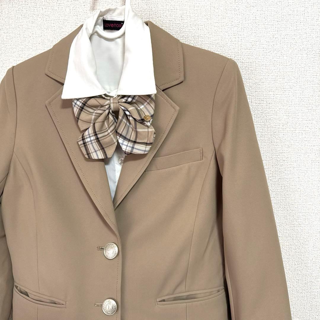 ラブトキシック Lovetoxic 卒服 M150ベージュ リボン 4点セット