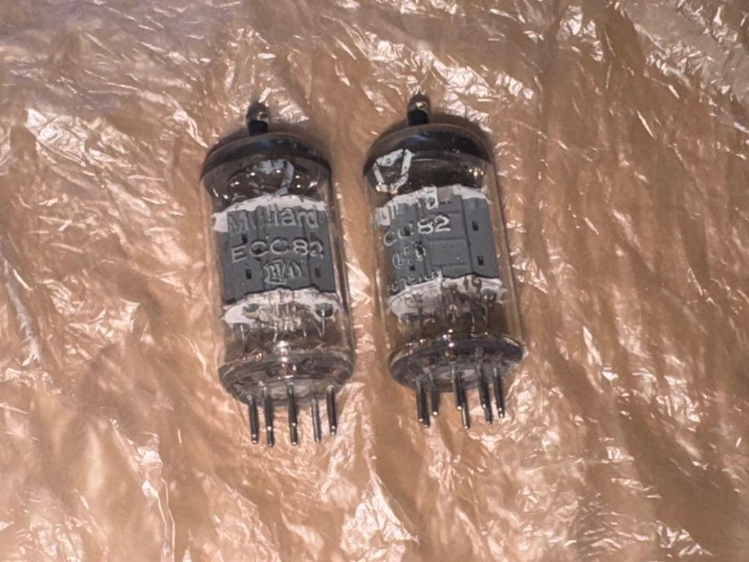 2本 ムラード ECC82 12AU7 BVA ブリマー 新品? 未使用?