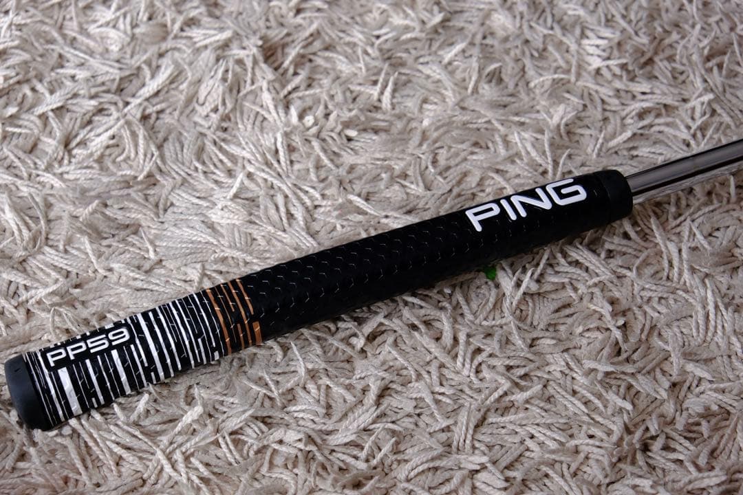 34インチ　軟鉄センターシャフトパター　グリップ新品