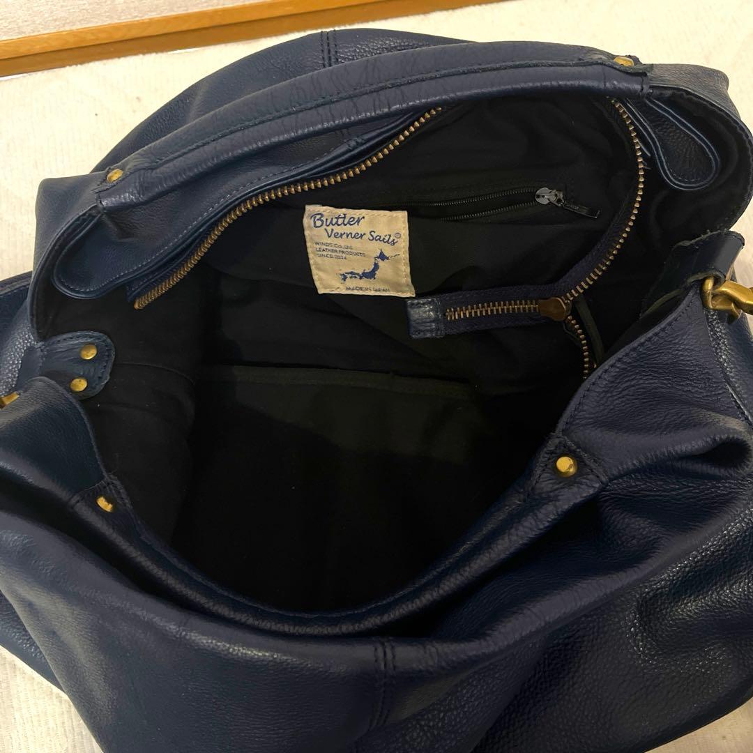 エディターズバッグ Butler Verner Sails ネイビー