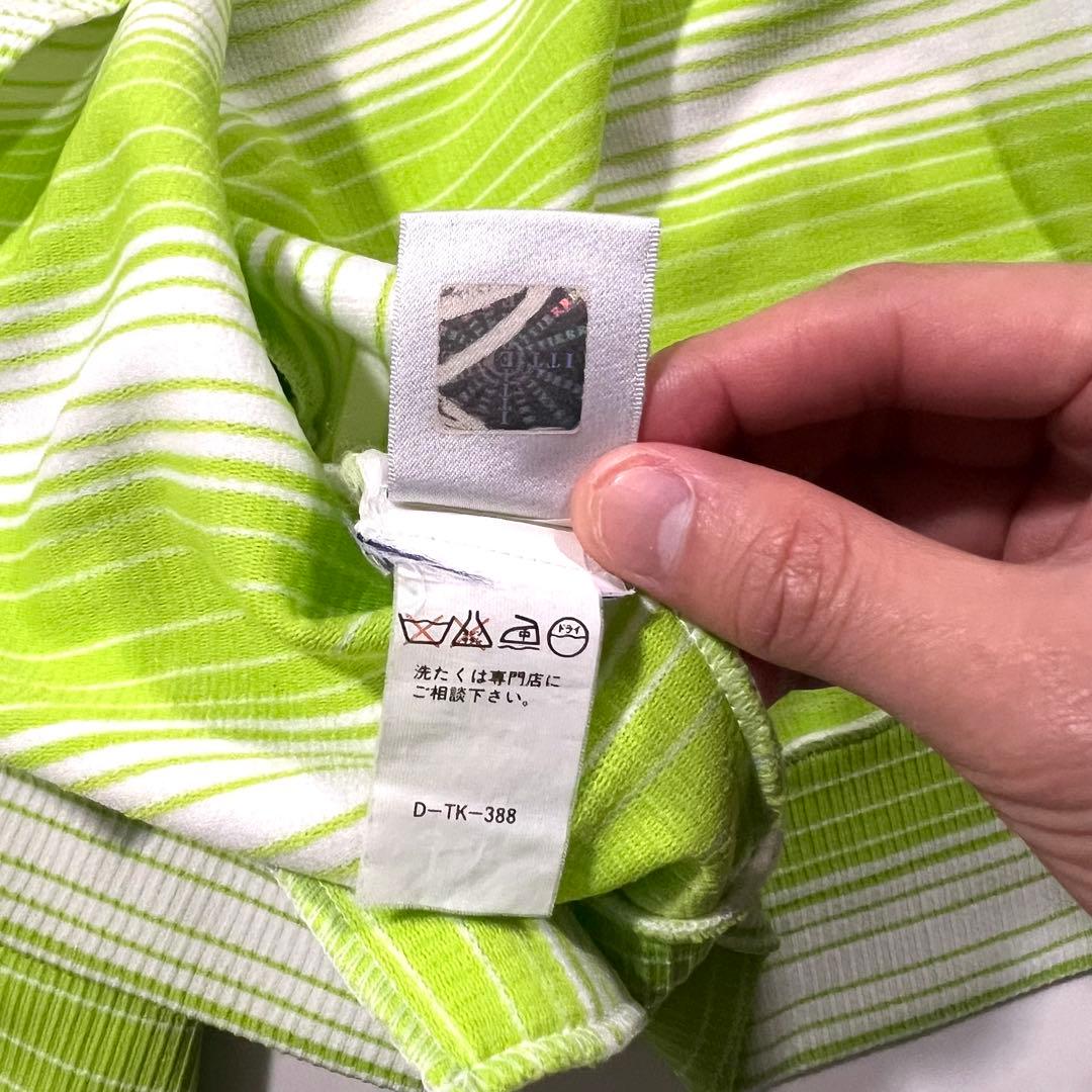 ヴェルサーチ ジャケット ブルゾン グリーン系 短丈 Y2K メデューサ S