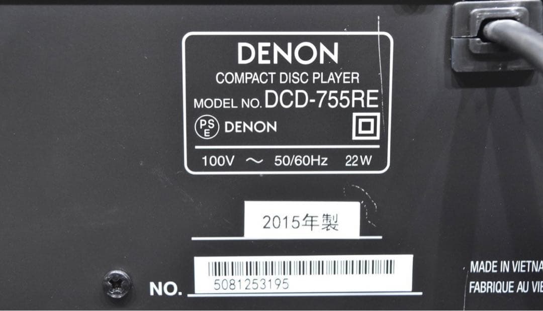 DENON DCD-755RECDプレーヤー