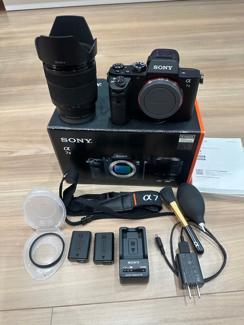 6824ショット 極美 ソニーα7 II ILCE-7M2K ズームレンズキット