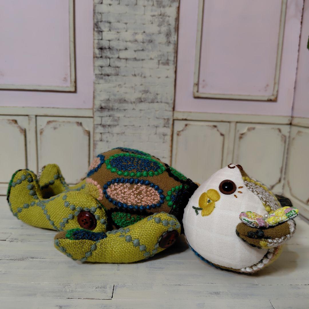 ガ*ん様 【オークションです】ミナペルホネン＊ハンドメイド＊ぬいぐるみ＊テディベ