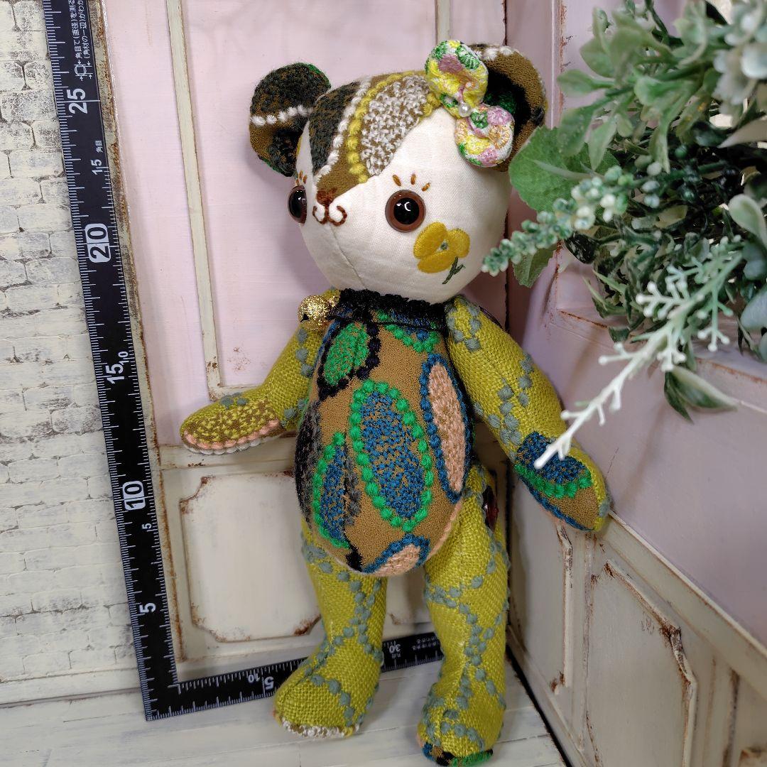 ガ*ん様 【オークションです】ミナペルホネン＊ハンドメイド＊ぬいぐるみ＊テディベ