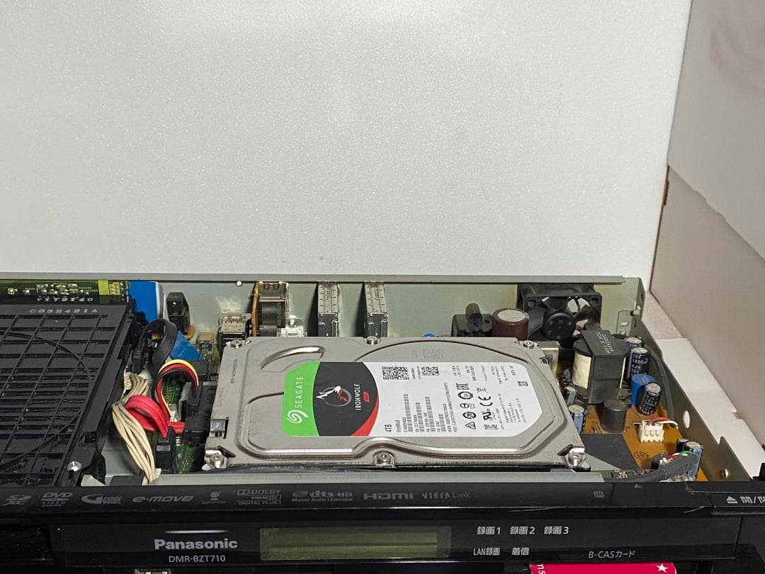 Panasonic　DMR-BZT710 「HDD:4TB　VXY2140」装着