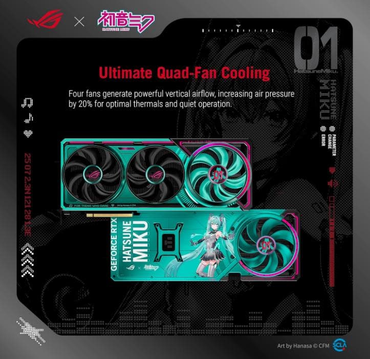 ASUS ROG GeForce RTX 5080 16GB 初音ミク 新品