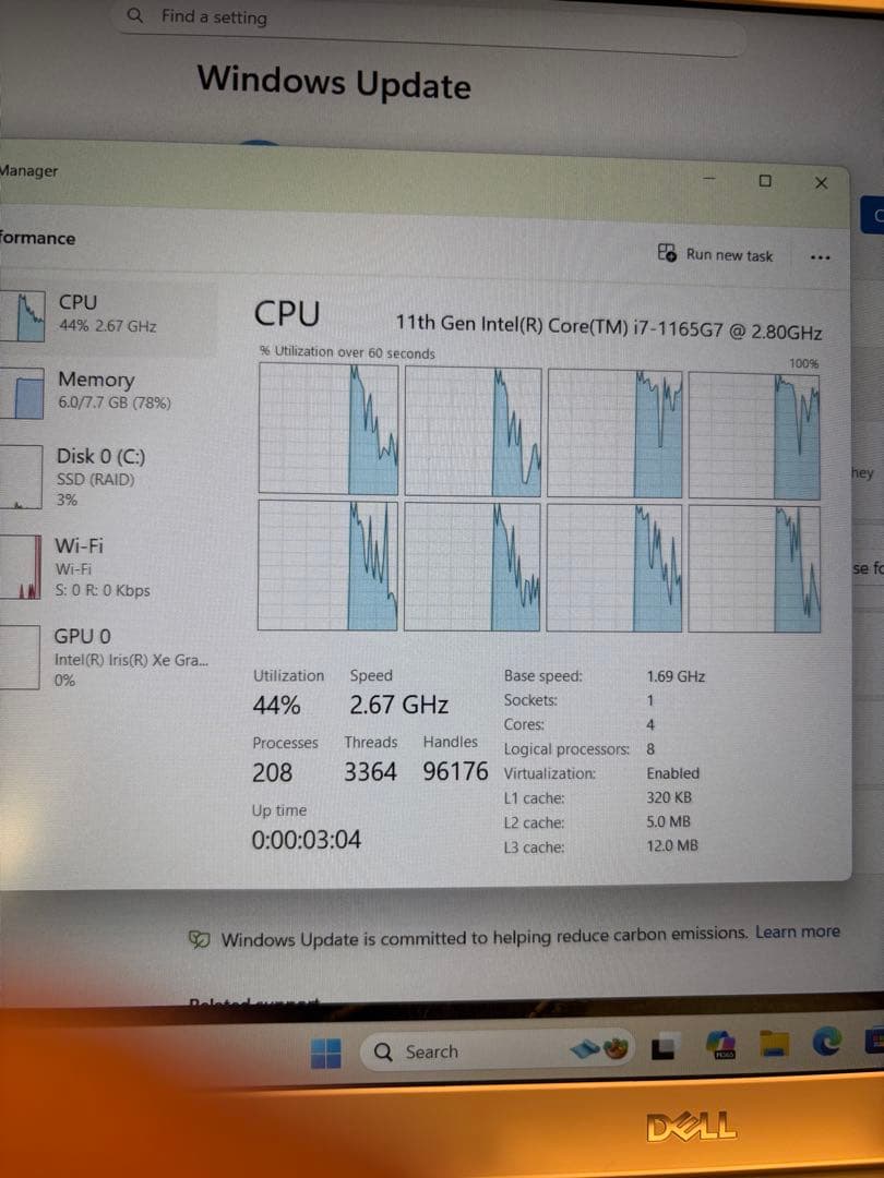 DELL inspiron5502 Core i7 1165G7 15.6インチ